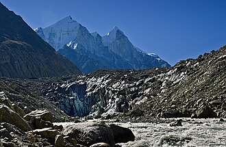 Himalayas Rivers, Gangotri glacier,