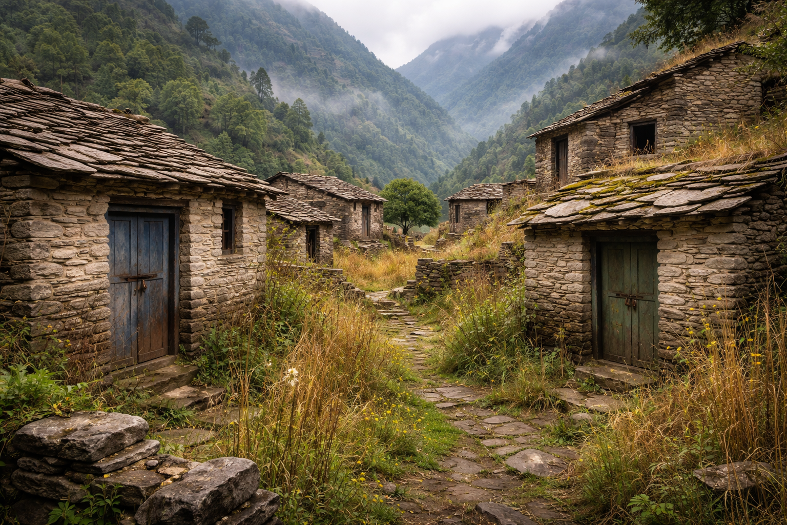 Ghost villages,